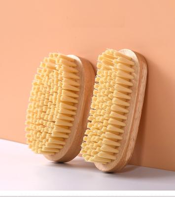 China Sustainable Roob Wood Tampico Stiffens Grooming Brush for sale