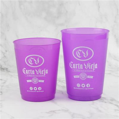 China Party Viable 16oz Purple Plastic Cups for sale