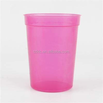 China Sustainable 8 oz Mask Plastic Stadium Cups for sale