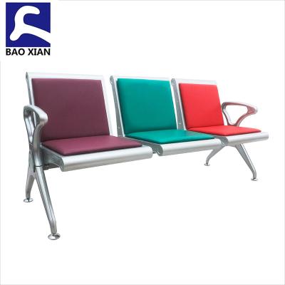 China Modern High Quality Railway Station PVC Cushion 4 Seats Waiting Chair Airport Chair for sale