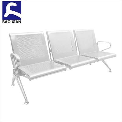 China Modern High Quality 3 Seats Stainless Steel Waiting Chair Airport Chair for sale