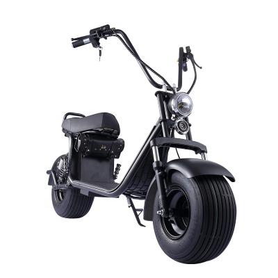 China Unisex Wholesale Two Wheel Fat Tire Electric Scooter Adult With Seat for sale