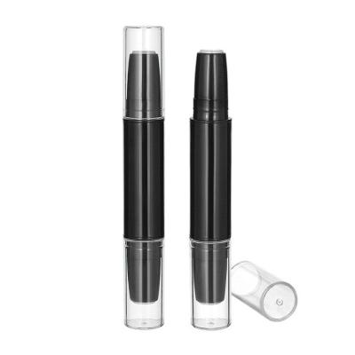 China Cosmetic Foundation Container Free Sample Round Double Sided Contour Blusher Stick Concealer Pencil Empty Tube for sale