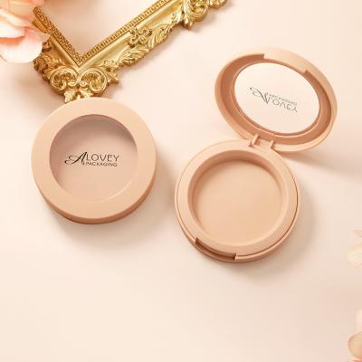 China Other Cute Private Label Blush Single Compact Empty Eyeshadow Packaging With Window for sale