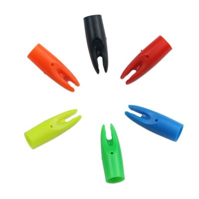 China Pointdo Archery SHOOTING Accessories Wholesale Archery Plastic Nocks For 7mm Fiberglass Arrows for sale