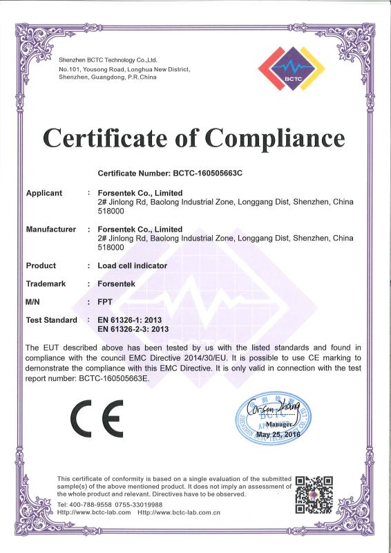 CE - Force sensor torque transducer