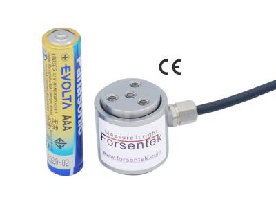 China Flange Cylindrical Load Cell Tension Compression Miniature Column Type Force Transducer for sale