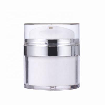 China Wholesale 30ml 50ml Cosmetic Material Pet Refillable Airless Bottle For Eye Cream Lotion for sale