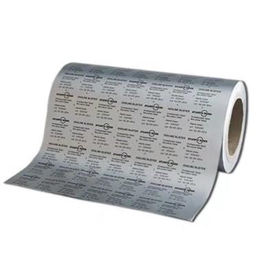 China Moisture Proof Manufacturer printed aluminum blister foil for drug amd medicine packaging for sale