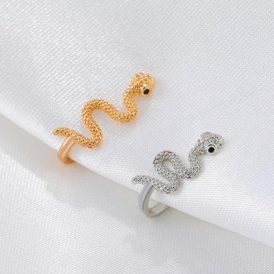 China Snake Neo-Gothic Small Nose Ring Animal Nose Clip Ring Fake Nose Stud for sale