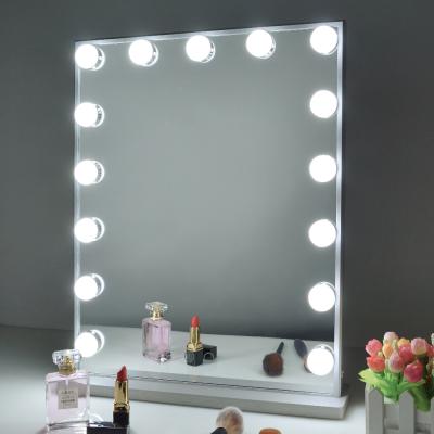 China 2019 Beautme 2019 New Frameless Led Lighted Luxury Hotel Bathroom Dressing Table Mirror Desk Mirror With Light for sale