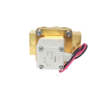 China Genuine SMC DC24V VXZ260KA 1.0Mpa 25mm Orifice G1 Direct Acting Solenoid Control » 2/2 Way Fluid Control Brass Solenoid Valve With Flight Leads for sale