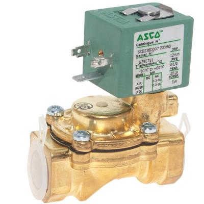 China Pneumatic control in current unused ASCO solenoid valve G1/2 way solenoid valve » SCE238D007 AC230V 50/60HZ 12mm ASCO 2/2 for sale