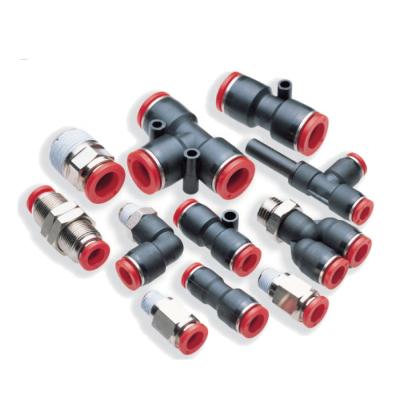 China Connection IMI NORGREN Pneumatic Pneumatic Fittings Red Press In Fitting Euro Type bspp Thread Air Fitting for sale