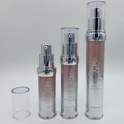 China BEAUTY PACKAGING Bottle Airless Skin Care Cosmetic Packaging Plastic Screen Printing PUMP Sprayer Beauty Packaging ABS 5000pcs for sale