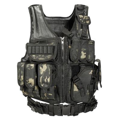 China Multi-color Outdoor Breathable Grid Training Vest Optional Multi-Functional Fans Special Forces Invest Tactical Cs Field VT-1063# for sale