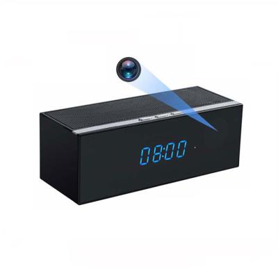 China Spy Camera Clock With Blue Tooth Small Mini WIFI Hidden Blue Tooth Wireless Alarm Clock Night Vision Spy Camera Security Camera HD 1080P Nanny Speaker Tooth Camera Clock 'clock for sale