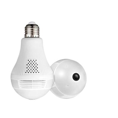 China Panoramic Light Bulb Camera Security Camera Bulb WiFi IP Security Surveillance System with Infrared Night Vision, Two Way Audio for Home, Office for sale