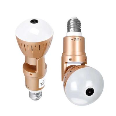 China Panoramic 2MP 1080P Panoramic Bulb Security Camera 2MP 1080P WIFI Home Lamp Bulb WIFI Home Lamp Bulb Security Camera with IR Night Vision for sale