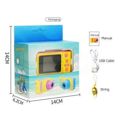 China HD Camera Toys Colorful Cartoon Mini Cam Digital Children Video Toy Camera for sale