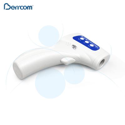 China Professional Infrared Forehead Thermometer Sensor Thermometers China Berrcom Supplier Non Contact Temperature Gun 155 x 100 x 40 mm for sale