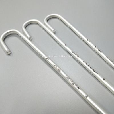 China Flexible Endotracheal Tube Intubation Stylet With Aluminum Coating PVC for sale