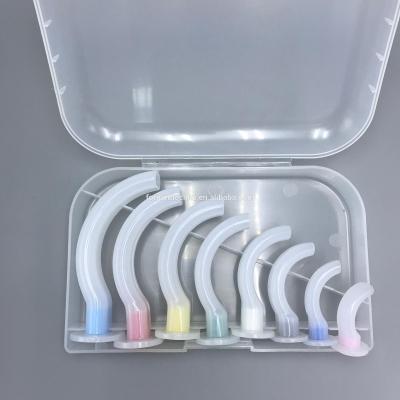 China Safety medical devices guedel color coded airway complete set with package, oral-airway set for sale