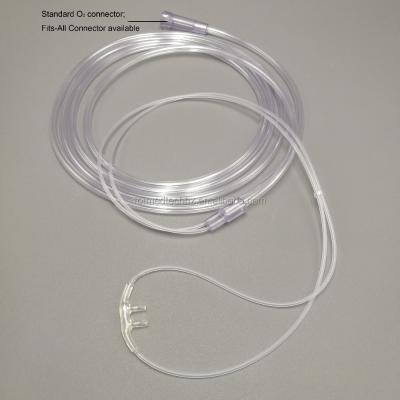 China Comfortable Disposable Medical PVC Oxygen Nasal Cannula for sale