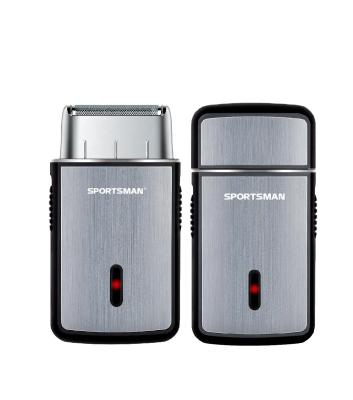 China Single Blade Sportsman 528 USB Travel Rechargeable Professional Mini Men Use Electric Shaver Portable Use for sale