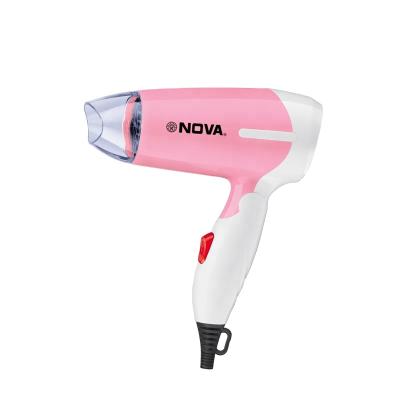 China Hot Selling Professional Heater 2 Speeds/2 Nova Hotel Room Foldable Travel Handle Hair Dryer for sale