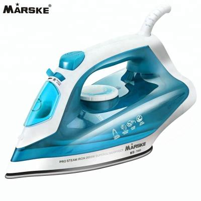 China Continuous Steam Output Wholesale Marske 7009 Household Usefuk Powerful Electric Steam Iron Continuous Steam Output All English Color Box Package CN; ZHE for sale