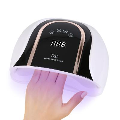 China Pink ; ; White ; etc ; Hottest Selling 160W Rechargable LED Nail Glue UV Auto Curing Lamp for sale