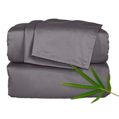 China Disposable Fashion Bamboo King Size Bed Sheets Set Cool Friendly And Comfortable Soft for sale