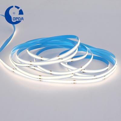 China Hotel Customized Dot Free 8mm Dc12v Flexible 24v Led Cob Light Warm White Strip for sale
