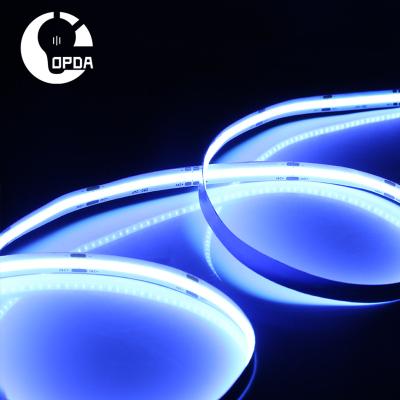 China Hotel 3 years warranty 10w 280led 300led 8mm width cob pcb led strip blue 24v 12v cob for sale