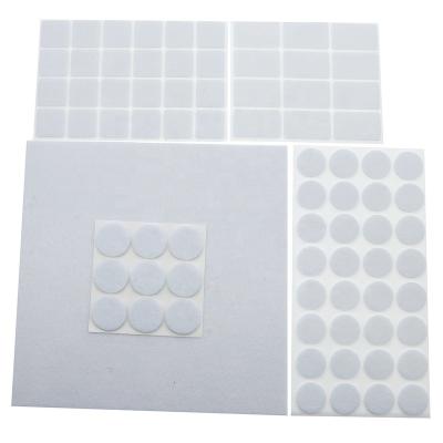 China Table Leg or Desk Leg Wool Furniture Self Adhesive Anti Slip Mat Sticky Rubber Pads Felt Pads for sale