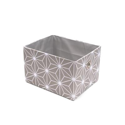 China Household Folding Tissue Storage Box Stocked Organizer With Customized Pattern for sale