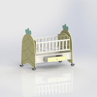 China New Eco-friendly Design Strawberry Xingmuzai Toddler Bed Multi Functional Hutch For Baby for sale