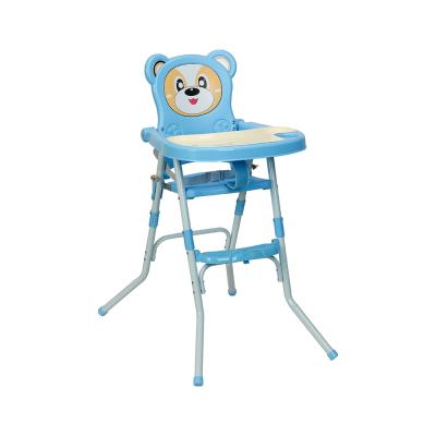 China Eco-friendly Metal Referee Chair Plastic Portable Foldable Baby Child High Feeding Chair Dining Chair With Music Footrest for sale