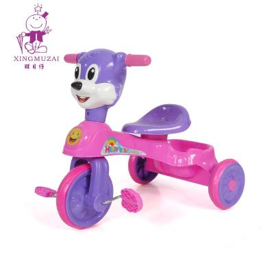 China Cute Bear Toy Tricycle Pedal Riding Tricycle Baby 3 Wheel Tricycle Cheap Lightweight Kids Baby Toy Tricycle for sale