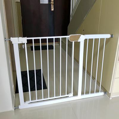 China Protect Baby New Arrival Easy Open Automatic Narrow Mount Pressure Gate Baby Safety Gate Extra Wide Fence for sale