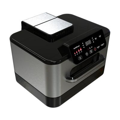 China Heat Protection Function Led Touch Screen Customizable Temperatures Commercial Air Cooker Wholesale Fryer for sale