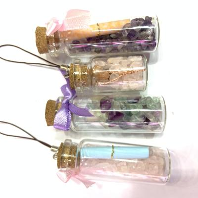 China China Wholesale Amethyst Decorative Polished Wish Gifts Natural Crafts Bottle Crystal Stone for sale