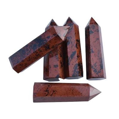 China Natural Craft Trick Healing Gemstone Original China Obsidian Raw Crystal Point Small for sale