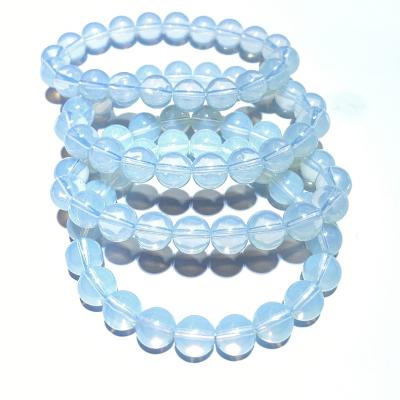 China Wholesale CLASSIC high quality natural rainbow round opal raw crystal bracelets for decorative for sale