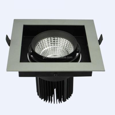 China New Types Aluminum Squares Recessed Spot Downlight 35w Decorative DALI Dimming 0-10V Dimming For Optional for sale