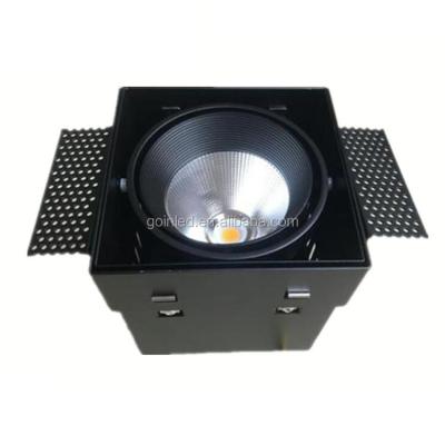 China Modern Square Trimless COB Led Flush Mount Ceiling Downlight 10w for sale