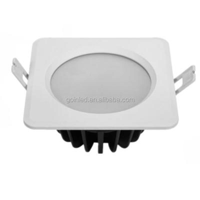 China Modern 9w led downlight IP65 waterpoof ceiling spot recessed led downlight square for bathroom&sauna room for sale