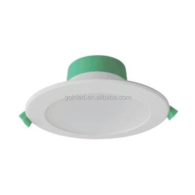 China Modern adjustable10w color recessed plastic dimmable led downlight 3000k 4000k 6000k all in one for sale