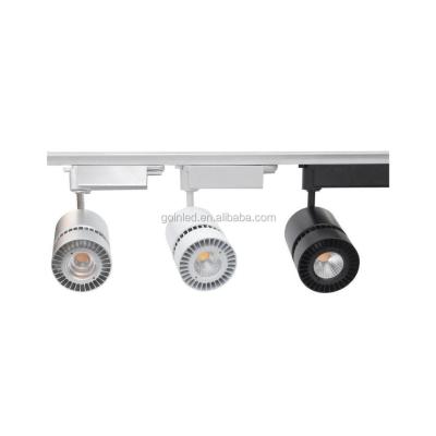 China Modern 30W COB Led Track Spot Light 4wires Track Light CE ROHS Approved for sale